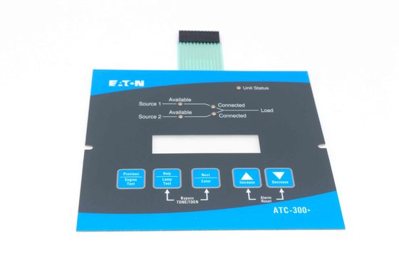 Polyester Customizable Industrial Membrane Switch 0.5-1.0mm