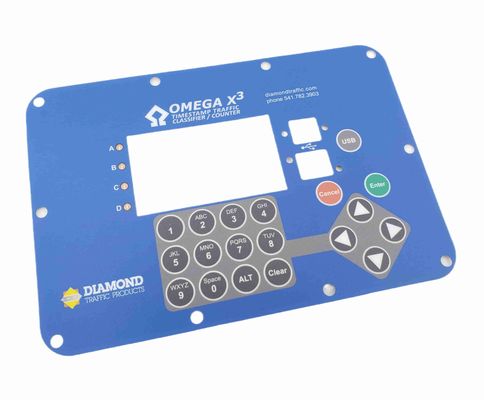 IP65 NEMA 4X Industrial Membrane Switch 0.5-1.0mm