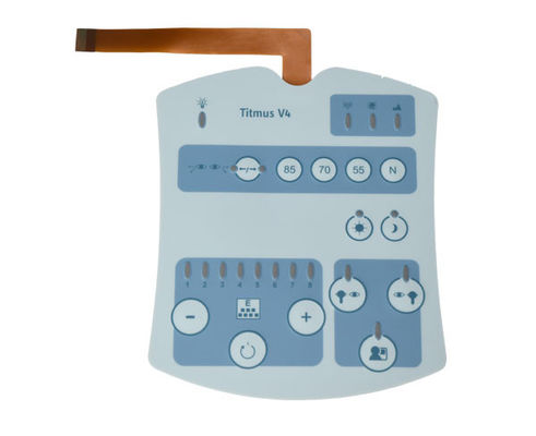 Silk Screen Printing LED Membrane Switch 0.1-0.4mm Black