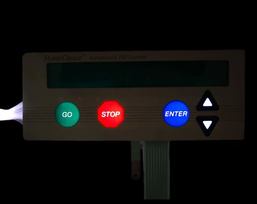 0.1-0.4mm Fiber Optic Membrane Switch Electronic Devices
