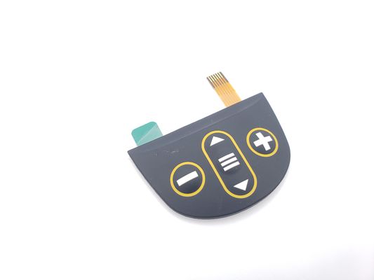 0.125mm-0.25mm Thickness Custom Keypad Membrane Polyester Polycarbonate