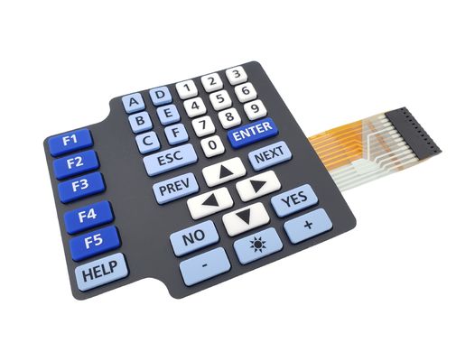 Waterproof Dustproof Silicone Rubber Keypad For Construction Marine And Communication Devices