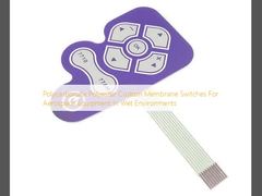 Polycarbonate Polyester Custom Membrane Switches For Aerospace Equipment In Wet Environments