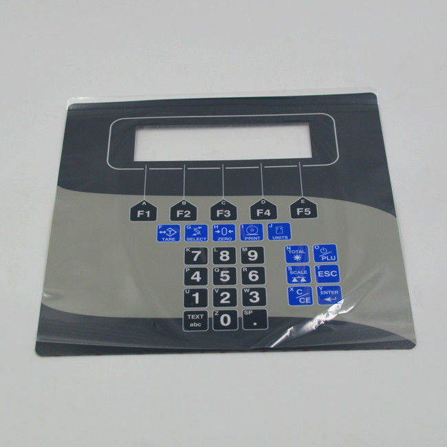 Metal Dome Control Panel Keypad PETG Gray Membrane Switch Keypad